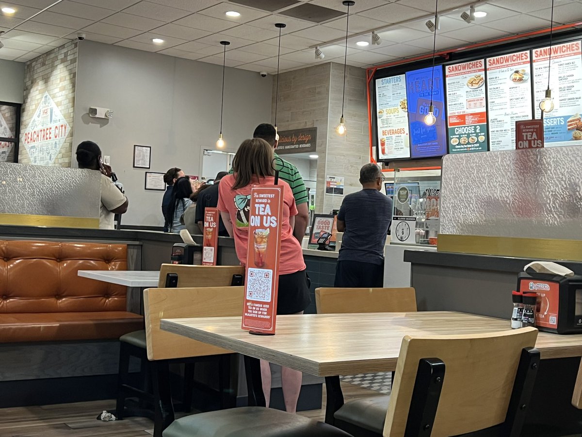 keungfamily's tweet image. Waiting for the T-Mobile Tuesday’s giveaway from McAllister. This is absolutely ridiculous. People have been waiting for over 2 hours. I placed my order online and I’m not even close to getting mine. Why do this for a one day redemption? #TMobileTuesday #tmobilehelp #mcallisters