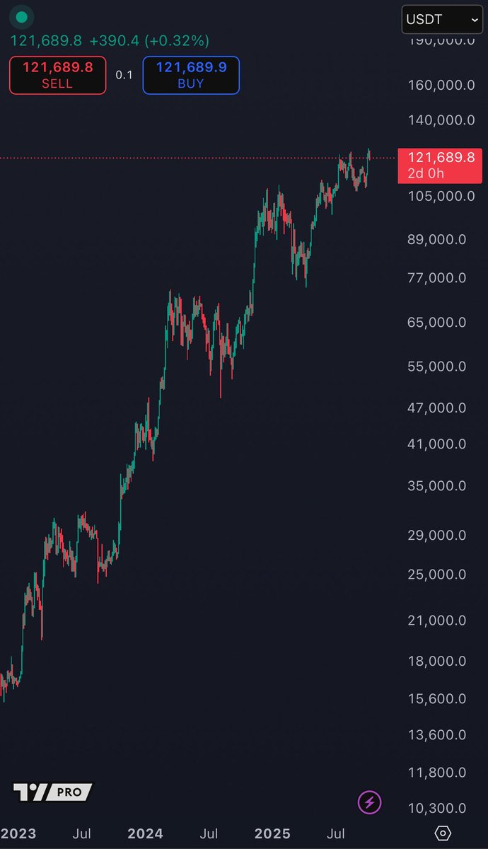 CryptoKaleo's tweet photo. Can you see the red candle on Bitcoin everyone is stressed out about? https://t.co/2Giob67Art