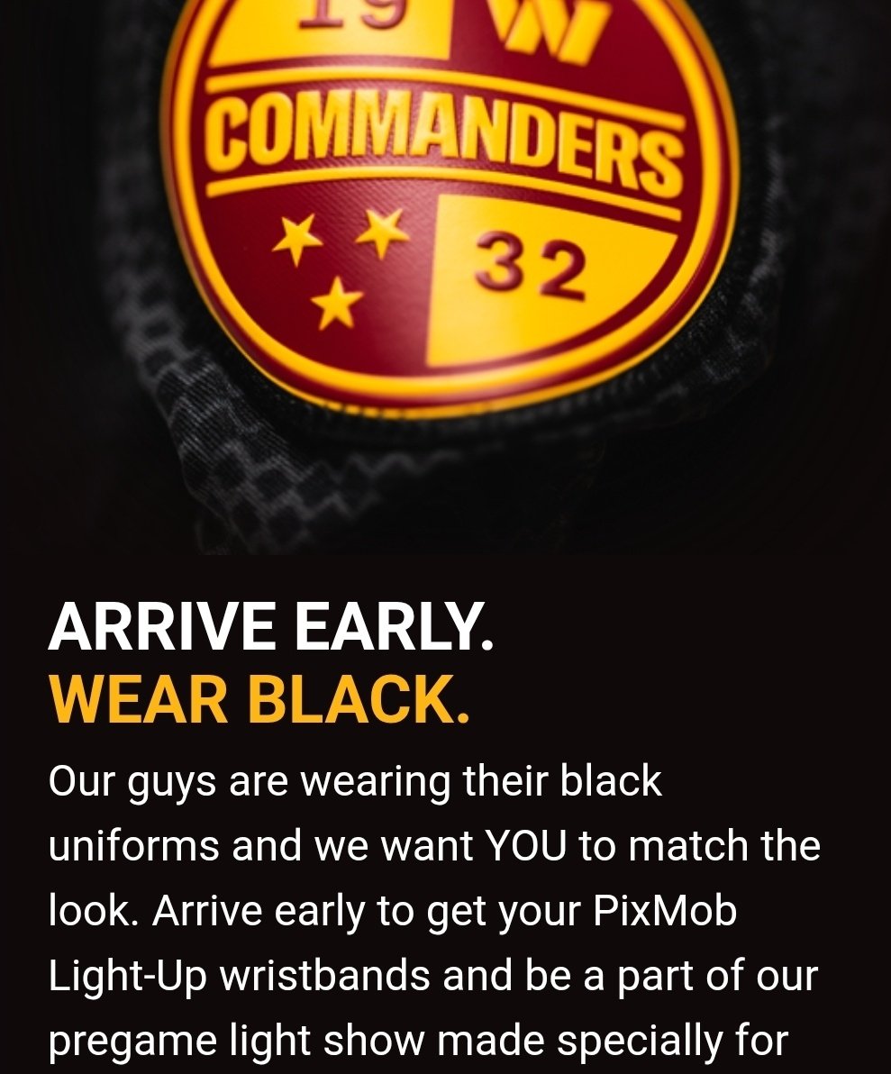 HogfarmerChris's tweet image. Spread the word. 
Our guys are rocking the black uniforms — now it’s your turn to match the energy.
Get to the stadium early to grab your PixMob Light-Up wristband and be part of the pregame light show.
ARRIVE EARLY. 🕖
WEAR BLACK. 🖤
#RaiseHail | #BlackOut | #HTTC