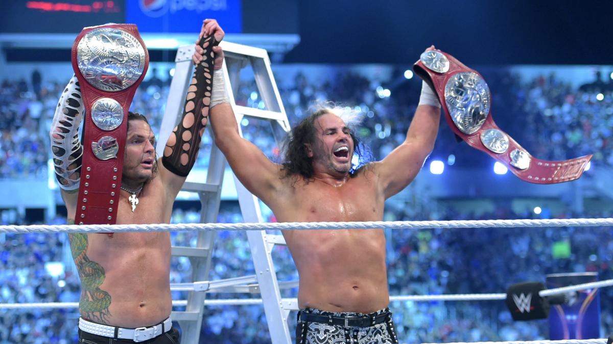 theanglejoey's tweet image. HISTORY! @MATTHARDYBRAND has now held the WWF World Tag Team, WCW Tag Team, WWE World Tag Team, WWE Tag Team, SmackDown Tag Team, RAW Tag Team, ROH Tag Team, TNA World Tag Team, &amp;amp; #WWENXT Tag Team titles!