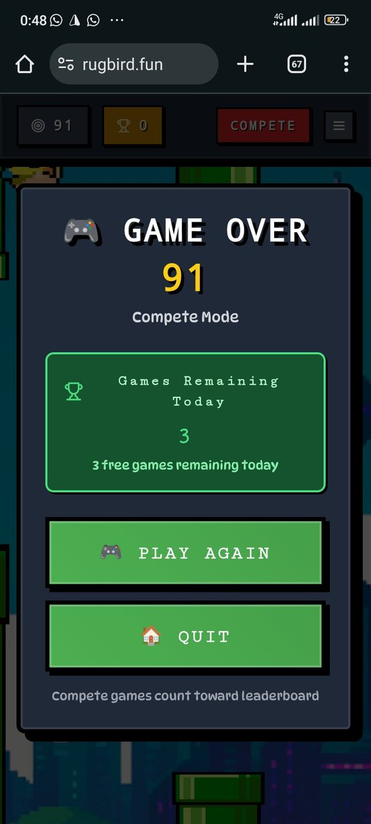 bethejude's tweet image. Just saw Rugbird on rugbird.fun flapping over the ashes of my last &apos;100x gem&apos; 😅. This pixel bird ain&apos;t chasing pumps or crying over rugs—just laughing and soaring through the chaos. If you can&apos;t flap post-rug, are you even a true degen? 🐦💸 #Rugbird @rubirddotfun