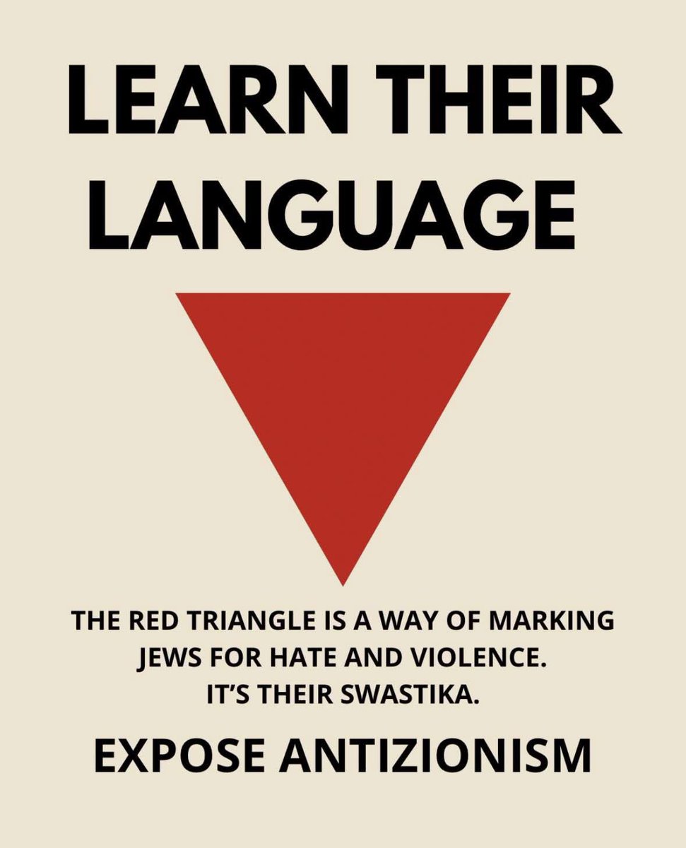 ElaineCarol3's tweet image. What the #RedTriangle really means.