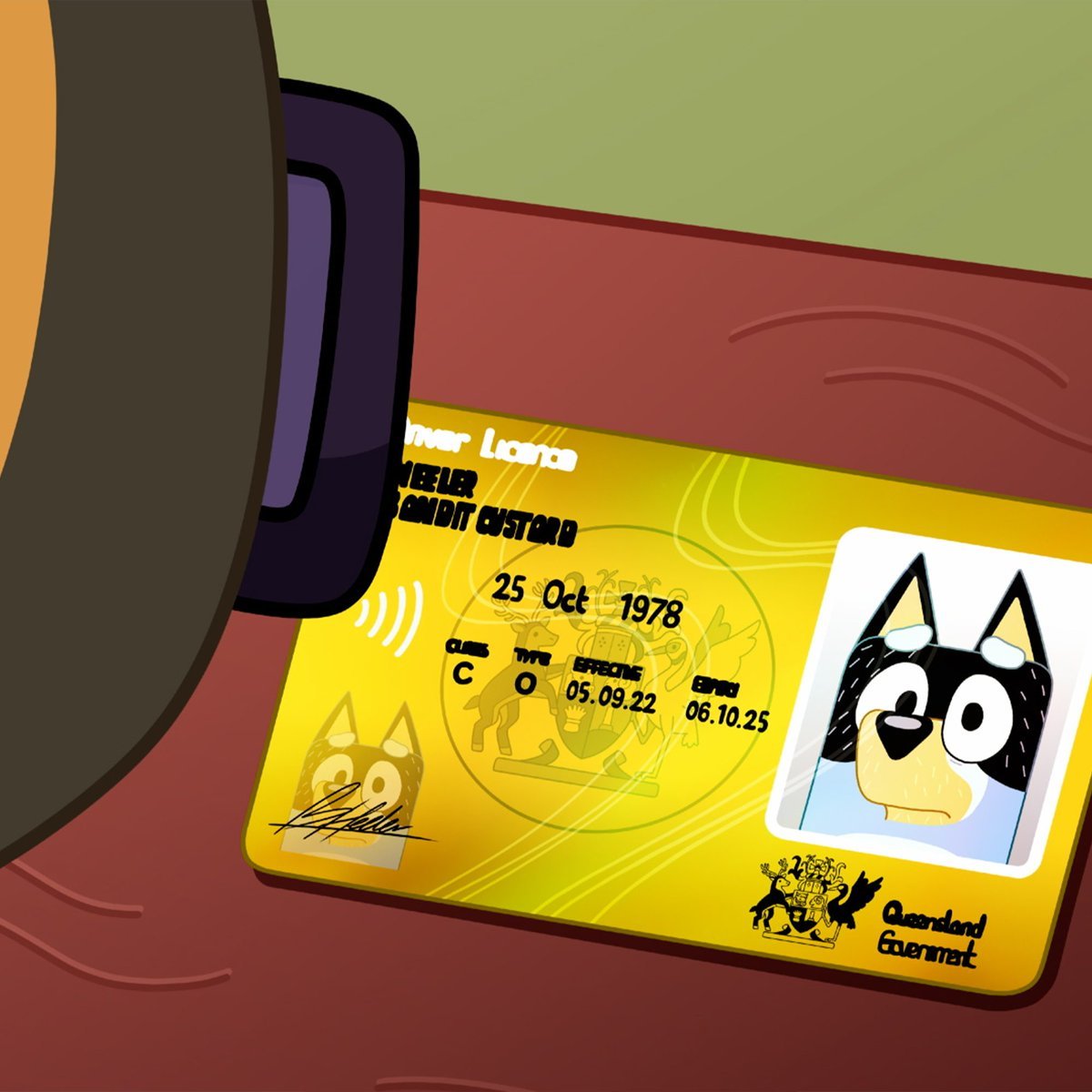 BlueyCommunity's tweet photo. Someone tell Bandit that his driver's license has expired

#bluey #blueytwt https://t.co/LDqBTT937Z