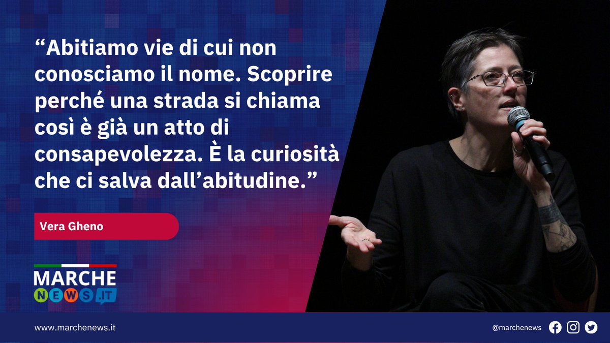 «Le parole non sono neutre: cambiano la realtà.»
Al Teatro Annibal Caro di #CivitanovaMarche, la sociolinguista Vera Gheno riflette sul valore del linguaggio, tra inclusione, IA e gentilezza digitale.
📰 Leggi su MarcheNews.it/2025/10/08/ver…
#VeraGheno #EventiMarche #Linguaggio