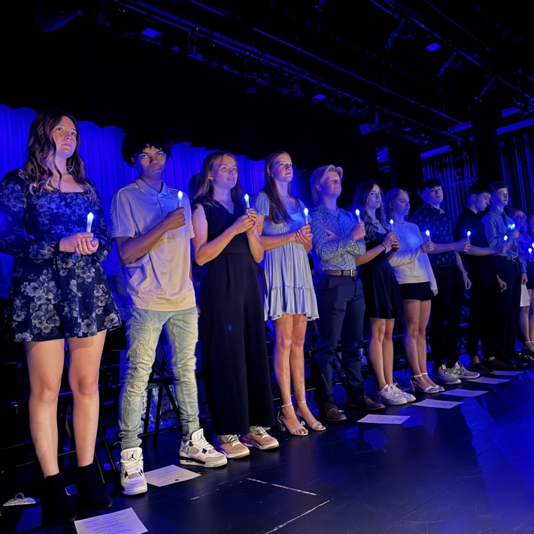 Tonight...Lincoln-Way East inducted 293 students into the National Honor Society. GO EAST!