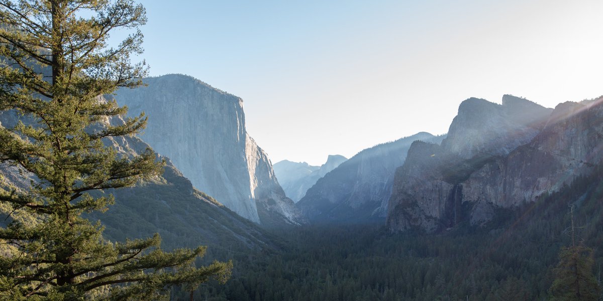 Made it to Yosemite! Been standing before this infamous Tunnel View for over two hours.