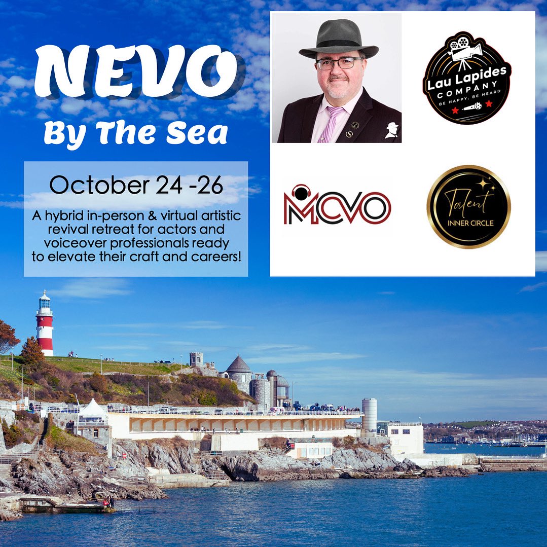 Tom Antonellis (@tom_antonellis) on Twitter photo I love the way <a href="/LapidesLau/">Lau Lapides Company</a> describes the upcoming #voiceover event NEVO By The Sea:
“Imagine 3 unforgettable days where your creative journey takes center stage set against the tranquil rhythm of the ocean.”
I’ll be presenting at NEVO By The Sea, Oct 24–26 in Plymouth, MA! I love the way <a href="/LapidesLau/">Lau Lapides Company</a> describes the upcoming #voiceover event NEVO By The Sea:
“Imagine 3 unforgettable days where your creative journey takes center stage set against the tranquil rhythm of the ocean.”
I’ll be presenting at NEVO By The Sea, Oct 24–26 in Plymouth, MA!