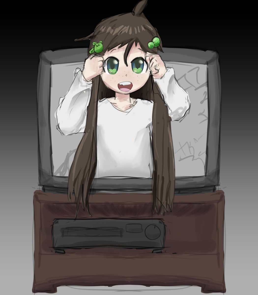 HyperGuArts's tweet image. Day 7 Sadako
Excuse my poor planning that resulted in just this sketched drawing xdd
#Lilyhoptober #lilyartkins