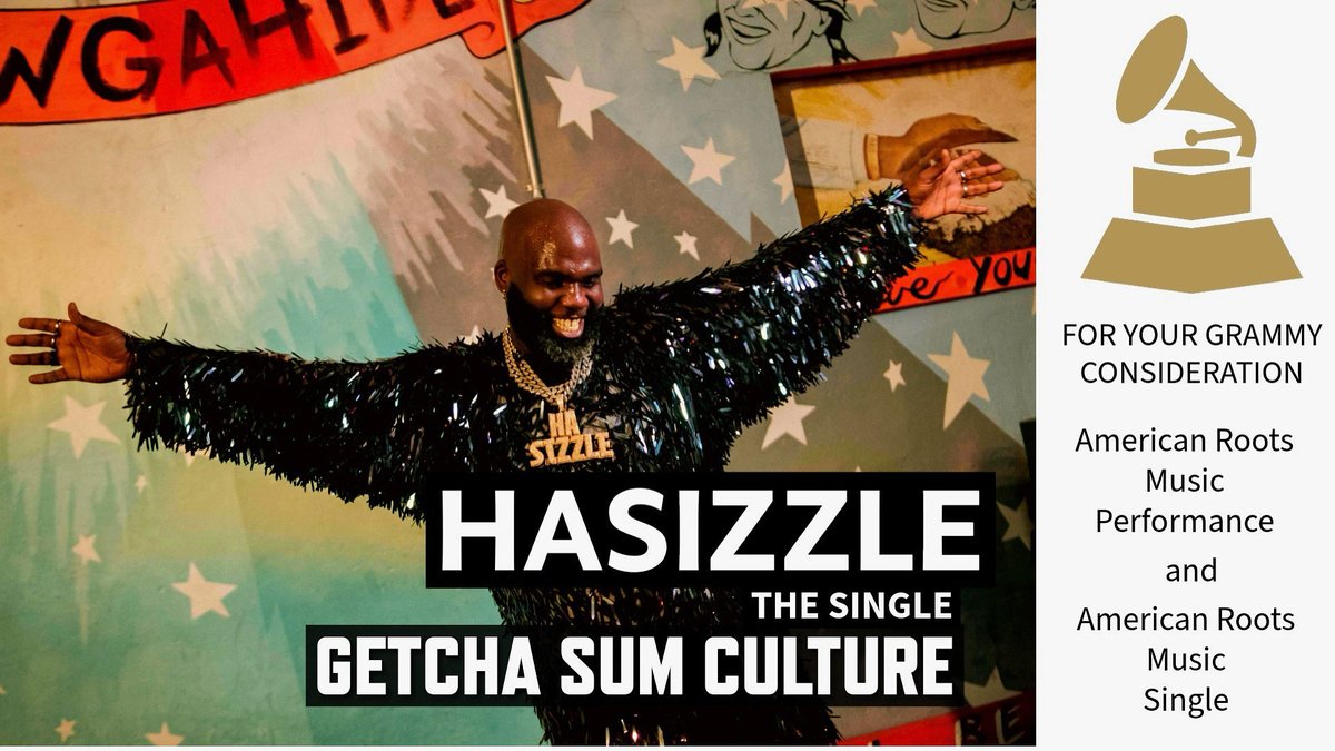 If nominated or if I win — I’ll be the FIRST ever artist performing Bounce music to do it!
This is for my city, my people, my roots 💪🏾
For Your Grammy Consideration:
Best American Roots Song &amp; Best American Roots Performance
HaSizzle — making history one beat at a time 🎶