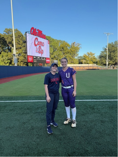 Had an awesome time <a href="/OleMissSoftball/">Ole Miss Softball</a> camp!  Grateful for the feedback and chance to work with <a href="/JamieTrachsel/">Jamie Trachsel</a>, <a href="/CoachBBuchanan/">Bobby Buchanan</a>, <a href="/CoachMorganK/">Morgan Klaevemann</a> &amp; the staff while catching elite pitchers.  First trip to The Sip - incredible campus and energy!
