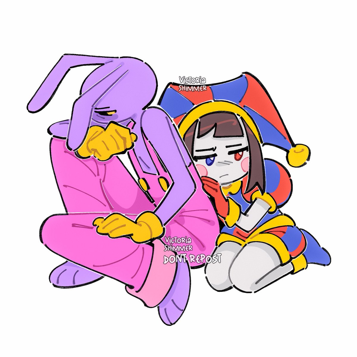 Sketch vs Final! 
#funnybunny #tadcfanart #TADC