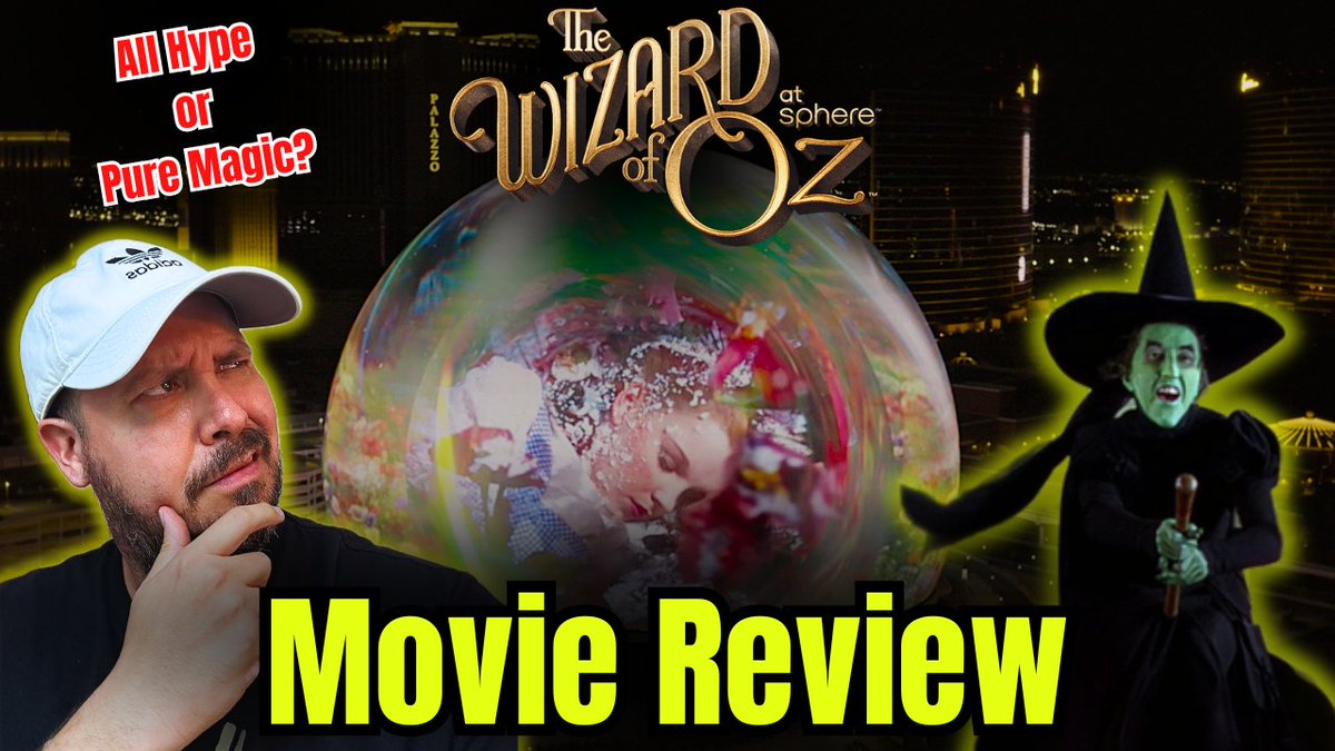 While on a much needed vacation, I was able to see The Wizard of Oz at Sphere in Las Vegas.  Check out my review over on YouTube and on <a href="/Criticless_inc/">Criticless</a>.  Was it all hype or pure magic? #thewizardofozatsphere #thewizardofoz

criticless.com/reviews/8d3b69…

youtu.be/gJyBDzK5X-o?si…