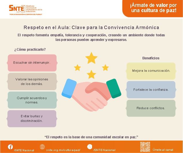 snteseccion32's tweet photo. ✨🙌🏽 El respeto impulsa la empatía, la tolerancia y la colaboración, generando un entorno en el que todos pueden comunicarse libremente. 🏫
¡Regístrate y únete!
👉https://t.co/B1i1b8ceLp

#SNTE32 #EquipoPolítico

#AprendiendoAConvivir https://t.co/kFSjWiylRi