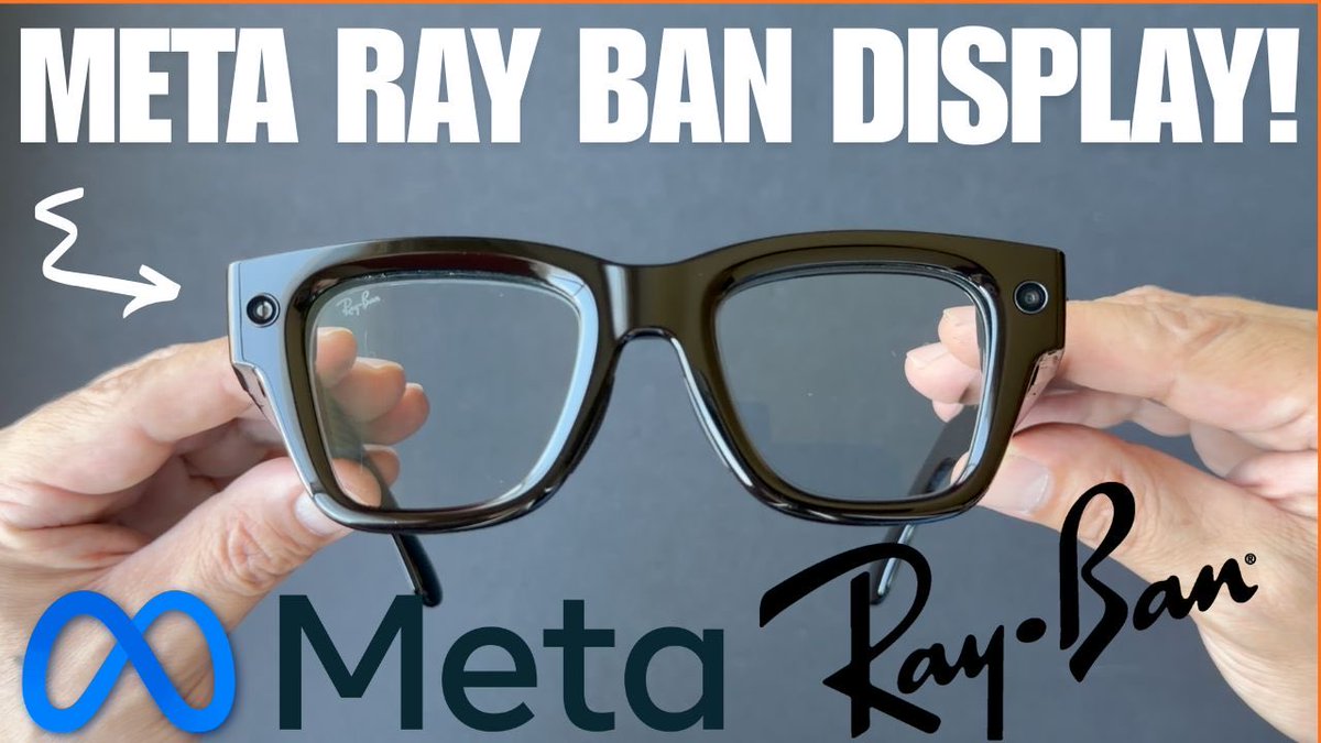 ReviewTheBest's tweet image. 💥 NEW VIDEO! 💥

🚨 Meta Ray-Ban Smart Glasses UNBOXING + Hands-On! 👓 First Impressions &amp;amp; Early Review – Are They Worth $799? 🔥👓👇

🎥 Watch now 👉 youtu.be/5JgtfauC_Q4

 #Meta #RayBan #SmartGlasses #TechReview