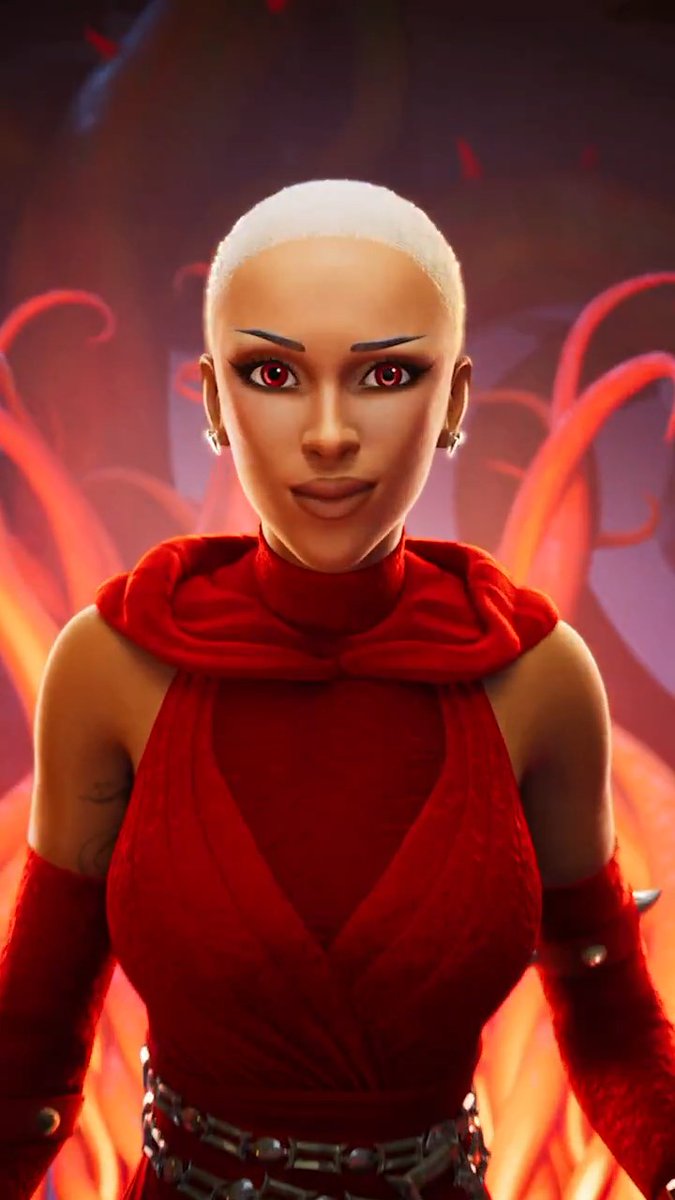 DojaAccess's tweet image. .@DojaCat’s Fortnite skin, with and without a hood, drops October 9 🎃