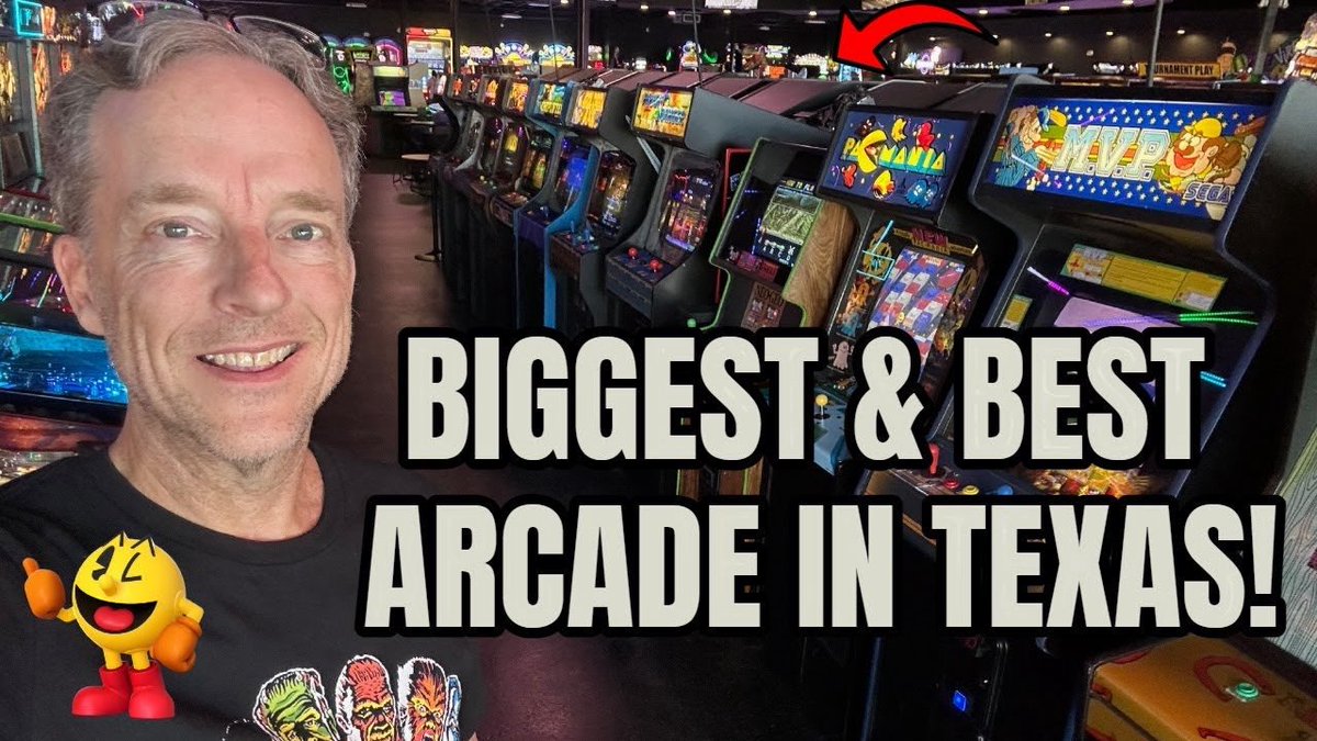 If you’re watching TV anyway, check out my walkthrough of this awesome, brand new arcade in Lewisville (near Dallas). They have a bunch of rare arcade games, plus an absolutely ridiculous number of Limited Edition pinball machines. Watch: >> youtu.be/isZ1Xj21q94?si…