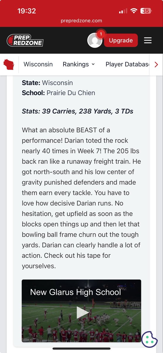 Thank you <a href="/MJ_NFLDraft/">Mark Johnson</a> for the write up!!! 

<a href="/PrepRedzoneWI/">Prep Redzone Wisconsin</a> 
<a href="/RieseDraft/">Owen Riese</a> 
<a href="/FBCoachRitchie/">Curt Ritchie</a> 
<a href="/CoachWinks/">Coach Winks</a>