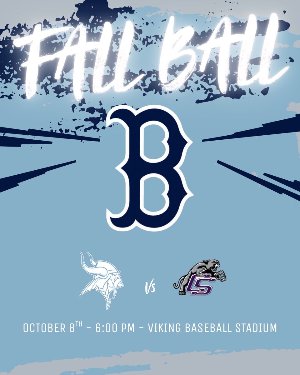 BHighBaseball's tweet image. Fill up Viking Stadium tomorrow as we take on the Cougars! ✌️⚾️ #BHighBaseball #FearThe✌️