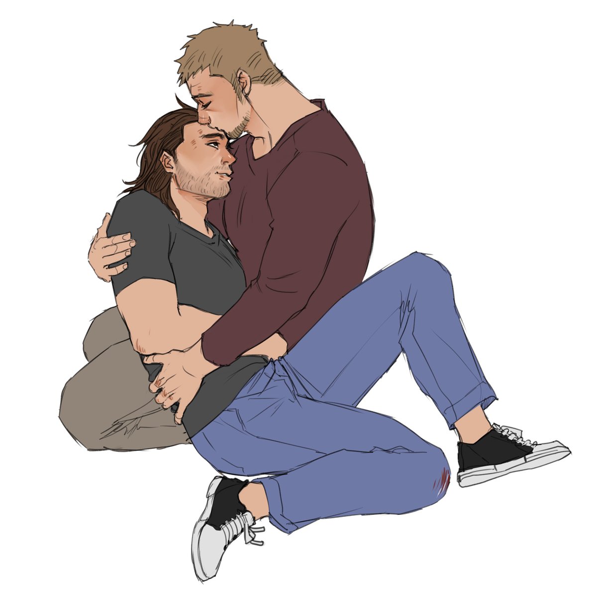 Whumptober Day 7 - Forehead kiss for 
<a href="/nekolokichan/">lokichan</a> 
#whumptober2025