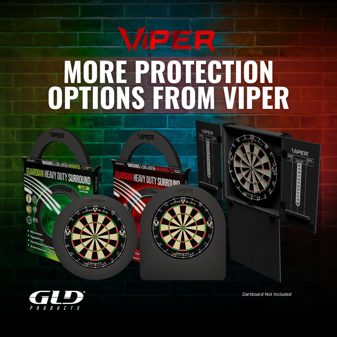 GLD_Products's tweet image. 3 more wall protection products from Viper! 🔥🎯

Check these out and find what fits your setup: gldproducts.com/collections/su…

#ViperDarts #GLDProducts #WallProtection #DartLife #DartCommunity