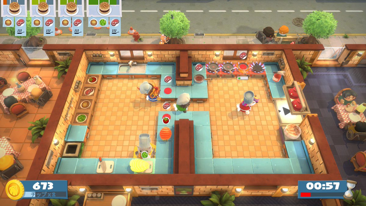 おはようございます(*Ü*)ﾉ"☀

昨日はOvercookedで遊んだ〜🍳
可愛くてわちゃわちゃ楽しかった〜🎵
けどすんごい忙しいゲームやった😂

#Overcooked