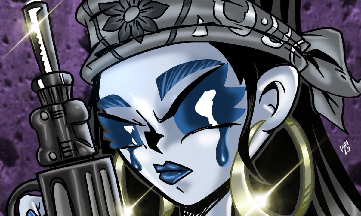 JasonDu70858772's tweet photo. A big thank you to Dan Mendoza for letting all us artists draw his Sad Girl Psycho Baby character for the live stream. Anyway I Thought I'd tease you with how it came out. You can see the entire image on my Patreon page ... https://t.co/SMBte7foPS https://t.co/tCyO9RnRku