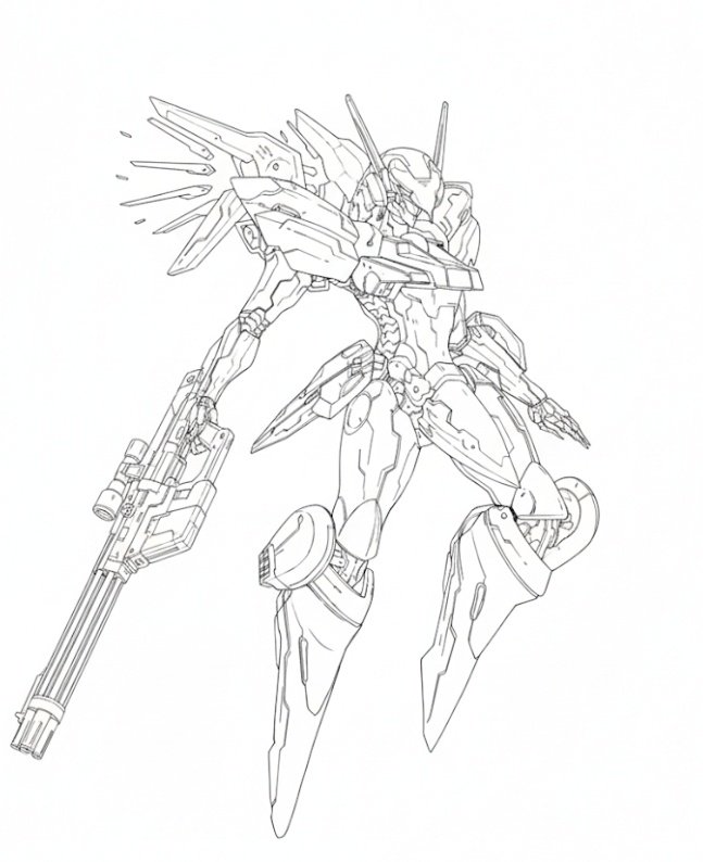 Lilymartinez26's tweet image. #MechaArt #RobotDesign #LineArt #SciFiArt #GundamStyle #AnimeMecha #MechanicalDesign
#Design #SciFiSketch #MangaArt