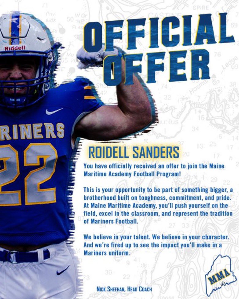 RoidellS's tweet photo. I am blessed to receive my first football offer #AGTG @CoachA1Anderson @coachflo52 @mikeclarkpreps @MMA_Football https://t.co/VrpJ8m2vhb