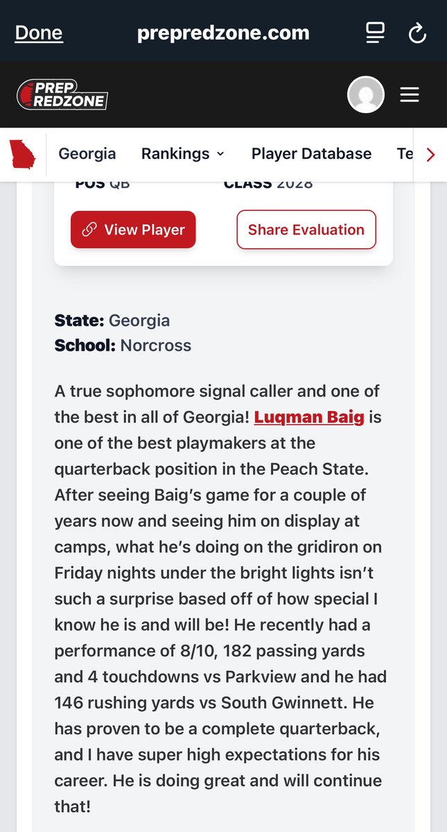 Luqman Baig - ‘28 Dual Threat QB tweet media