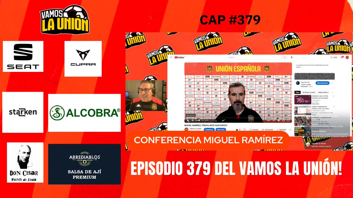 En horario de verano tuvimos el Vamos La Unión de día martes, desde las 21 horas, revisando conferencia de prensa de Miguel Ramìrez y otras noticias, link y nos vemos el jueves! youtube.com/watch?v=axPq2W…