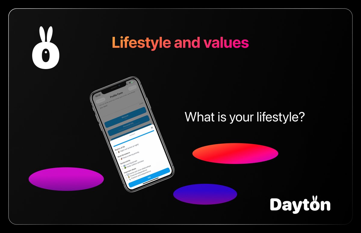 DaytonApp's tweet image. 🌱In Dayton alpha, your profile isn't just details-it's a glimpse into your lifestyle. Share values like wellness or creativity to spark real connections. Imagine future AI agents spotting shared passions for deeper matches. What's one value that defines you?
#Airdrop #TON #NFT