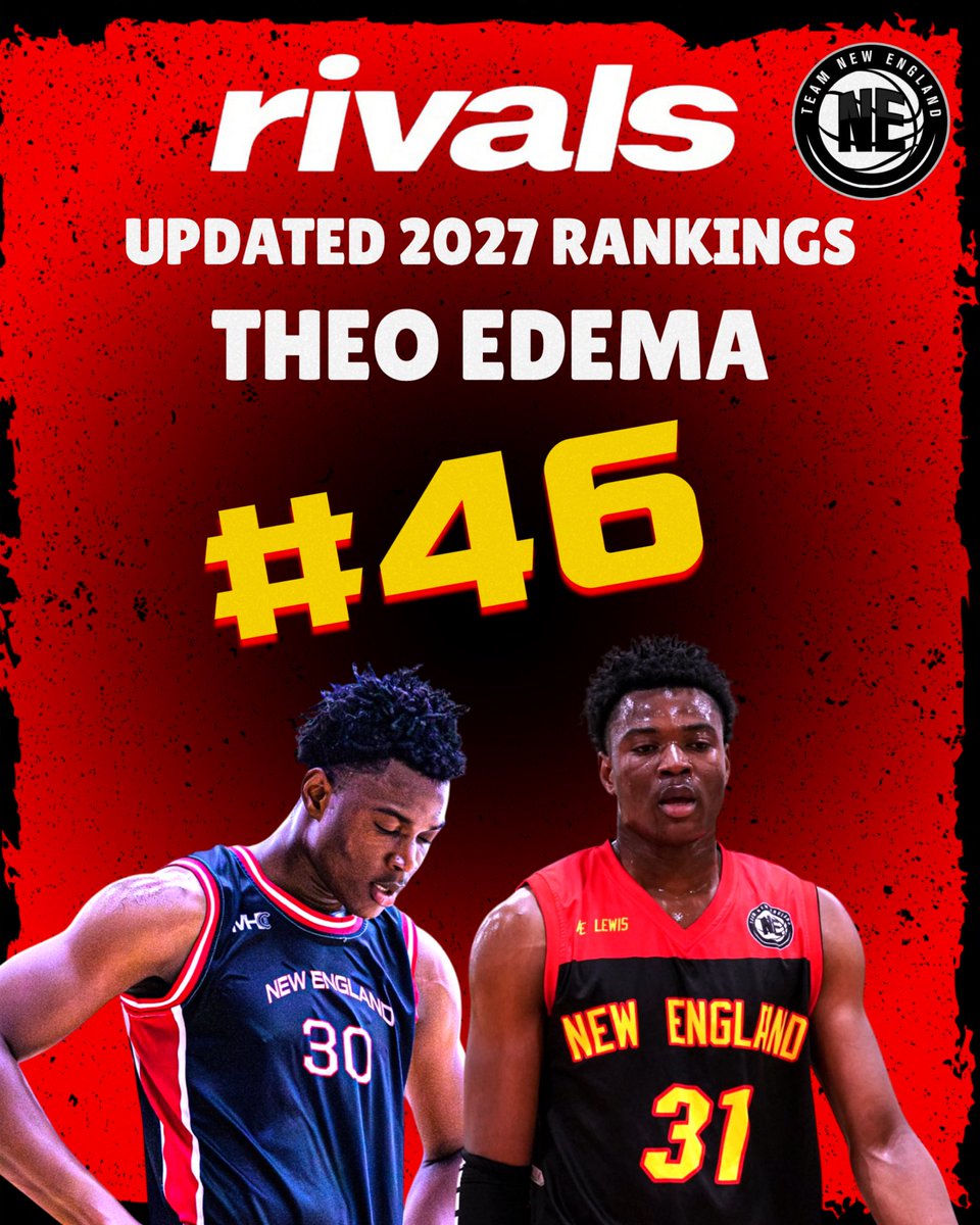 The work doesn’t go unnoticed for 2027 7’0” C <a href="/Theophilousedem/">Theophilous Edema</a> 🙌🏾

The big fellas has climbed the ranks on <a href="/On3sports/">On3</a> <a href="/Rivals/">Rivals</a> rankings and continues to rise.

Theo is now the 5th Top 10 C in a row from our program in the last 5 years.

Up Next: <a href="/JabariEdmonds/">Jabari Edmonds</a> x <a href="/nateblenman21/">Nate Blenman</a>