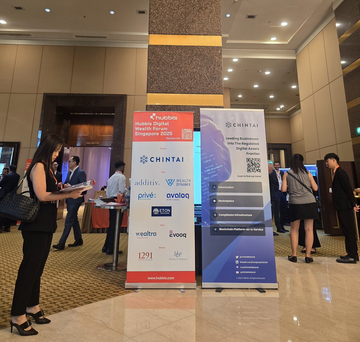 Early start to a great day at the <a href="/hubbisnews/">Hubbis</a> Digital Wealth Forum in Singapore. Let's unlock the potential of RWA Tokenisation together.