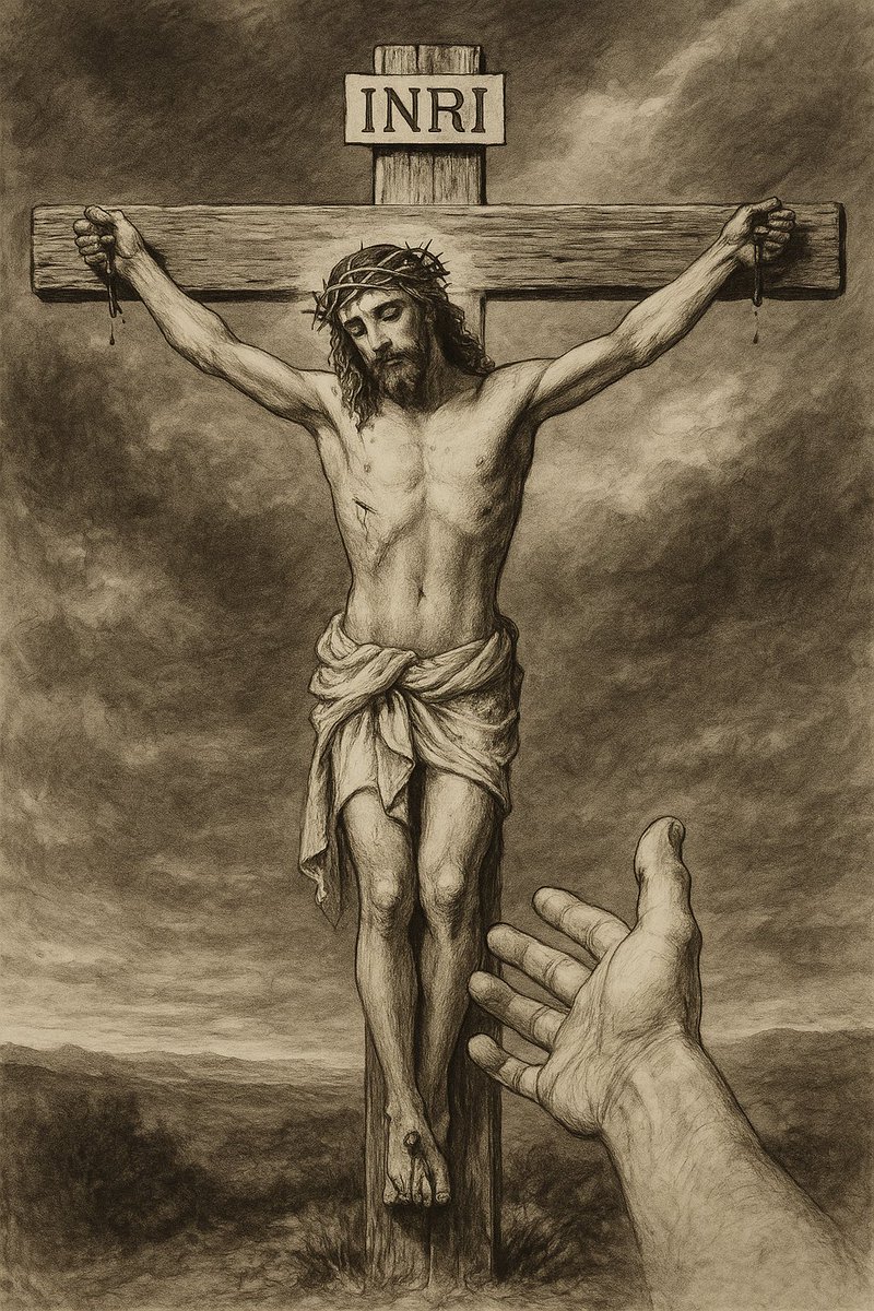 Jesus took the punishment we deserved.
We should have been on that cross.
He's done nothing wrong.
He was sinless.
But he sacrificed himself.
Because He is the God of love and mercy.