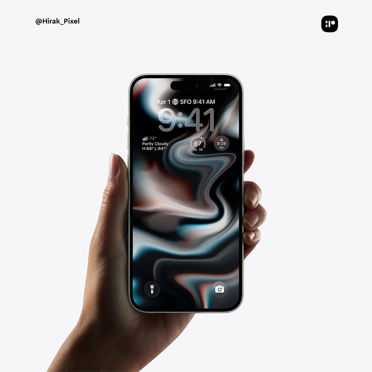 Hirak_Pixel's tweet image. The Liquid and the Glitch ↝
↳ High-res in bio