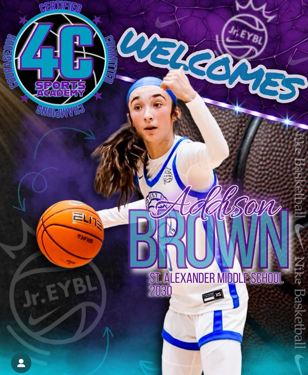 Wisconsin PGC GirlsBB (@wisconsinpgcgbb) on Twitter photo We would like to Officially Welcome 2030 <a href="/Addison_M_Brown/">Addison (Addy) Brown</a> to the 4️⃣C Sports Academy! #Committed #Certified #JrEYBL We would like to Officially Welcome 2030 <a href="/Addison_M_Brown/">Addison (Addy) Brown</a> to the 4️⃣C Sports Academy! #Committed #Certified #JrEYBL