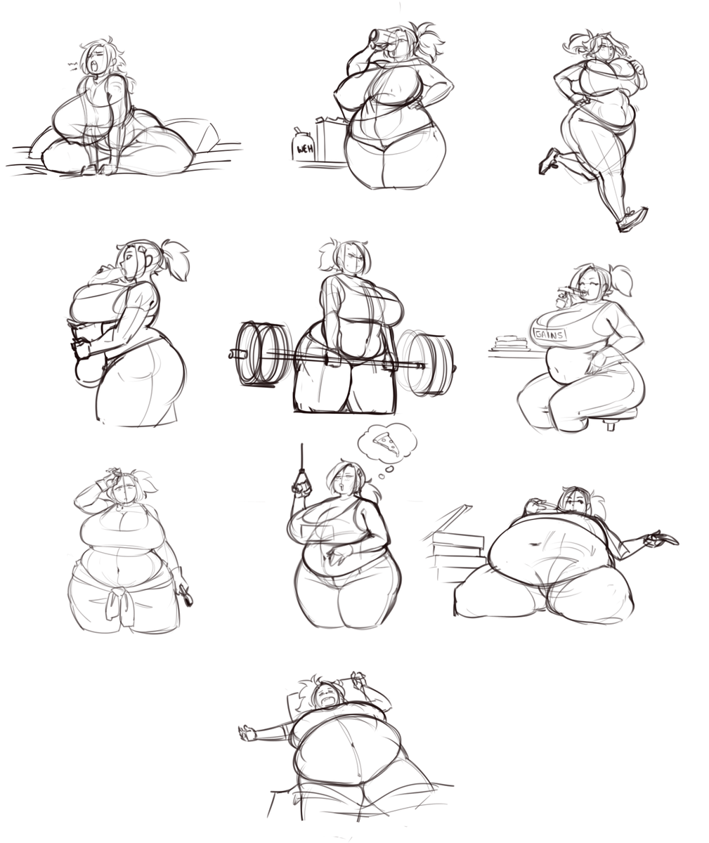 Here's Sei's Day, a collab project I did with <a href="/Better_w_salt/">Better_With_Salt</a> !

With the sequence now being fully released, I thought I'd post the uncropped versions of the individual drawings, and the original drafts for it all.