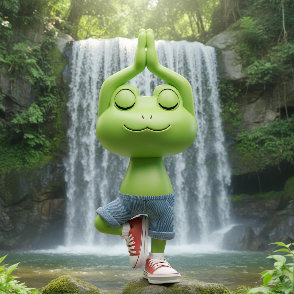 🐸💎 内心平静，外在盈利。
当别人慌乱时，微信青蛙依然冷静如水——
像币安上的交易者一样专注稳健。🌊📈