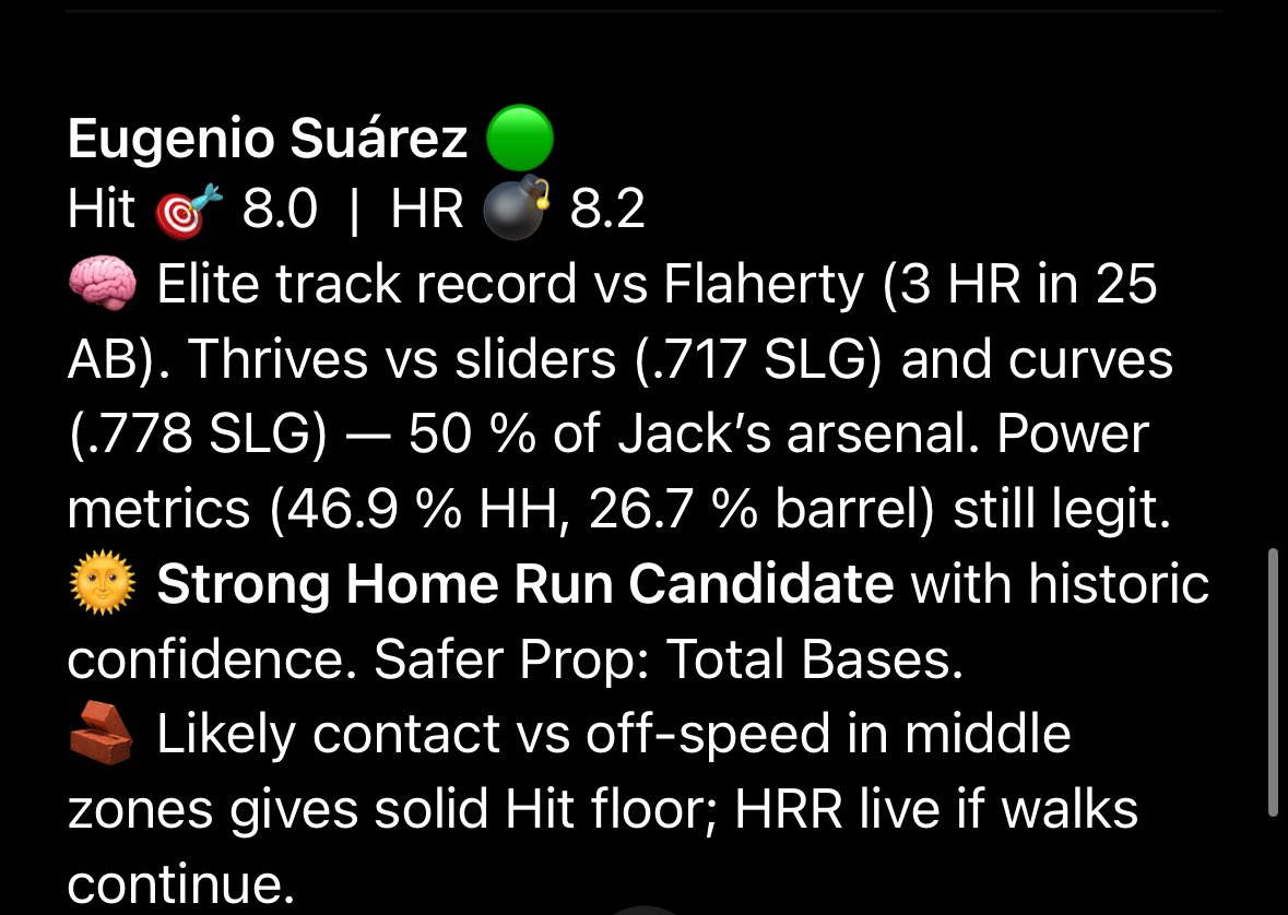 humblelocks's tweet photo. @MLBHR @BetMGM ✅🤝Eugenio Saurez 🟢#HomeTeamReport https://t.co/PS539ehRdq