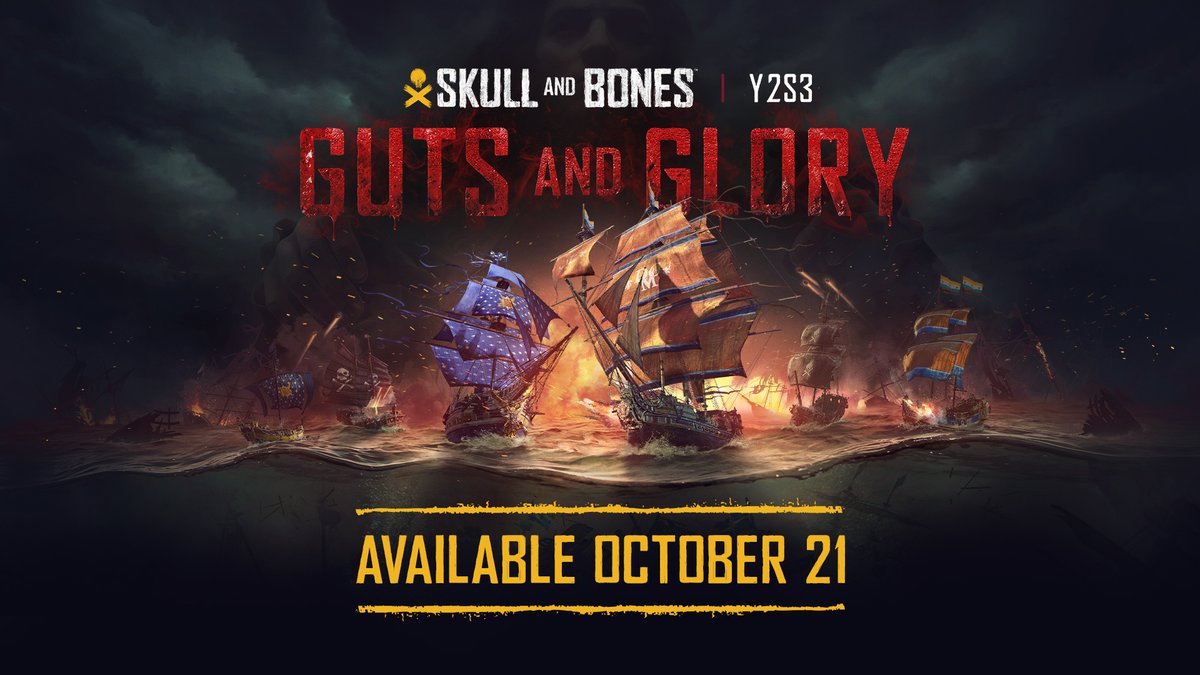 🩸 Blood in the Water. Glory in the Fire. 🔥

Year 2 Season 3: Guts and Glory sets sail on October 21.

Are you ready to fight for fame, fortune… and your life?