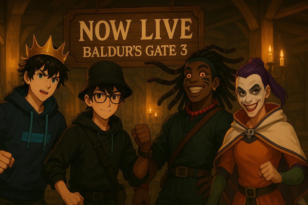 DiggySama's tweet photo. We are live!!! We are playing BG3!

Twitch: Diggy Sama https://t.co/XYXKVQIHzb