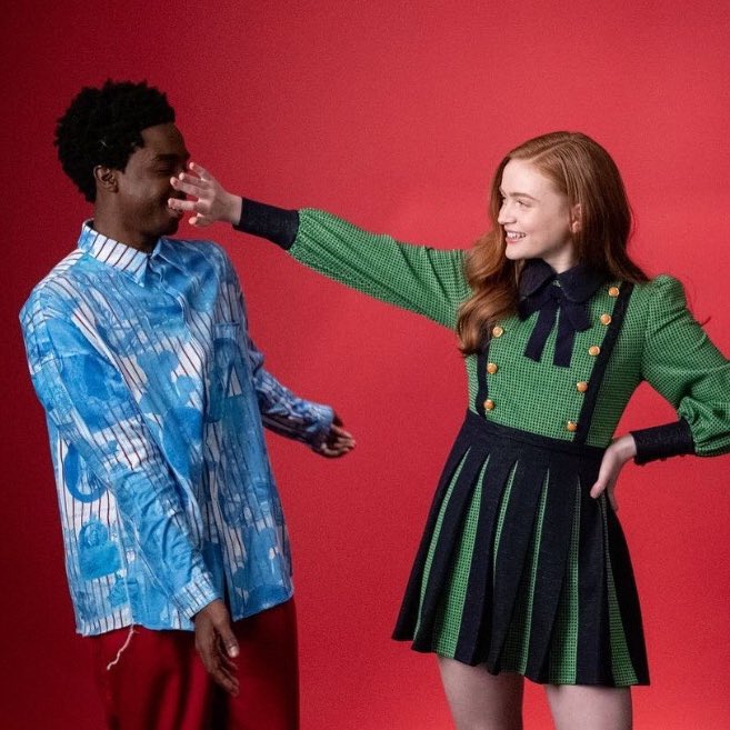 thinkerlumax's tweet image. “Sadie’s so great. I feel like [working with her is] super natural. This is how we are in real life.”
— Caleb McLaughlin