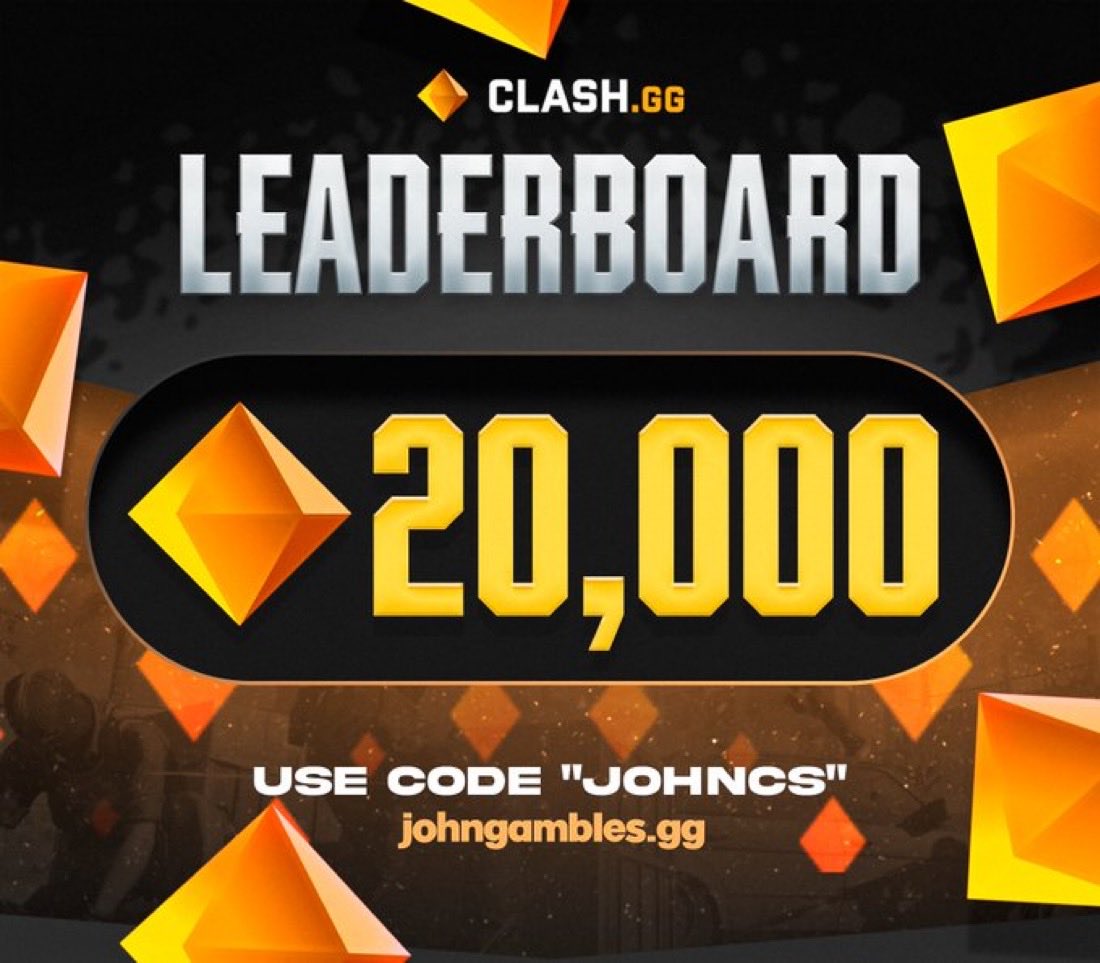 JohnCS's tweet photo. 🎊$20,000 leaderboard🎊 

How To Enter:
- Sign Up and Wager Under Code 'JohnCS' https://t.co/eunkVB1Whh
- Check your leaderboard standing here: https://t.co/J4GqhcEC7w

🎁 $25 to 4 people who RT + Tag a friend https://t.co/TOryNWAa7f