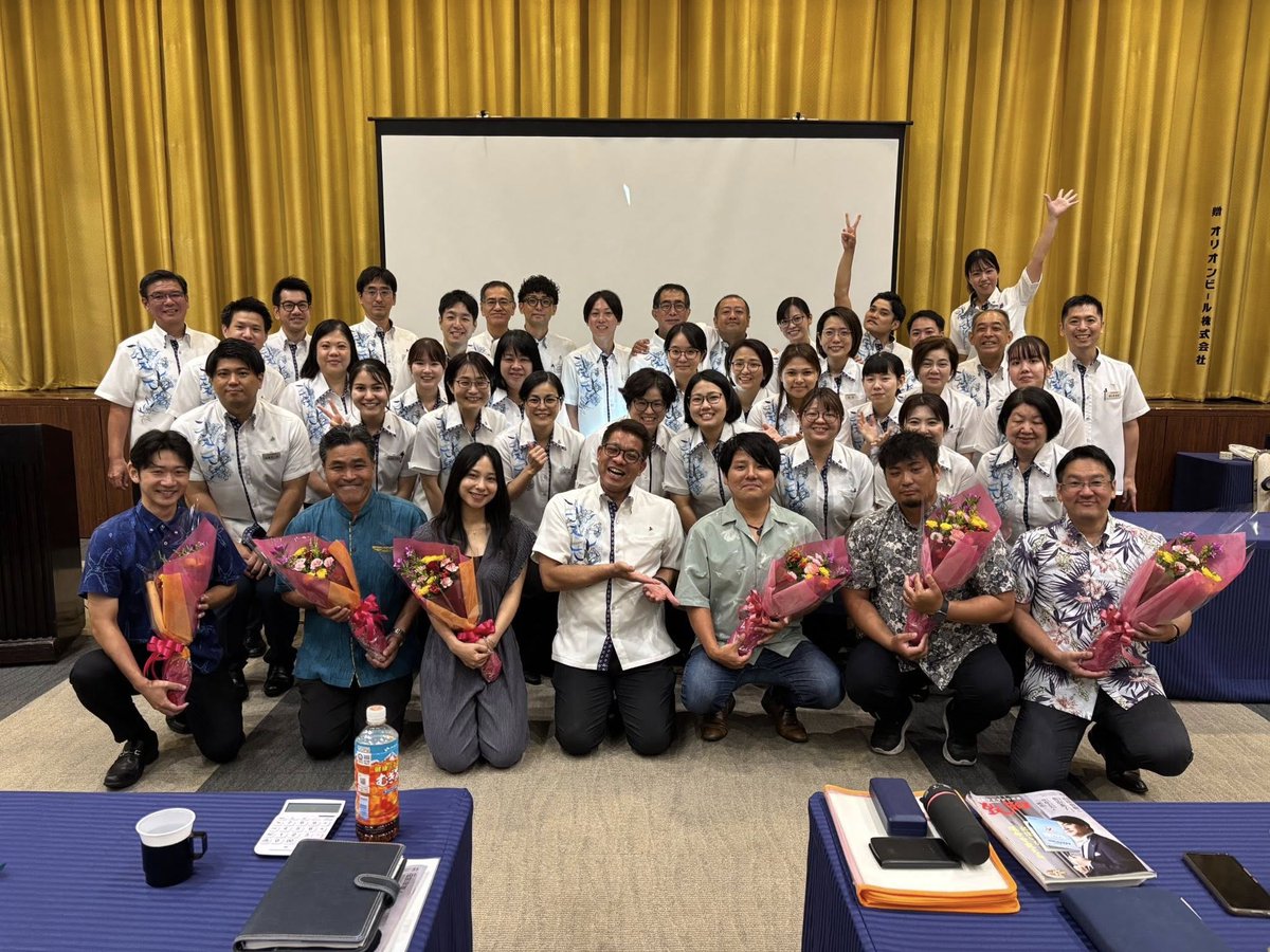 OkiEizo_KOHO's tweet image. 🎬【琉球補聴器】さんの第39期中間キックオフ研修に招待いただき、新しく制作したショート動画＆TV-CMのお披露目会を行いました。

涙して観てくださる方も多く、
あらためて“映像の力”を感じる時間に✨
制作に協力いただいた #project9…