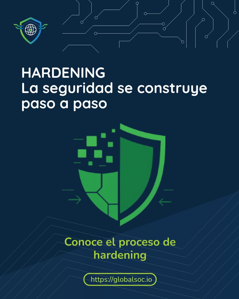 Globalsoc_io's tweet image. Hablemos de &apos;hardening&apos;. No es más que el proceso de reforzar la configuración por defecto de un sistema. Microsoft 365 viene con una configuración estándar pensada para la usabilidad, no para la máxima seguridad. #Hardening,#CISBenchmark,#Microsoft365,#Ciberseguridad