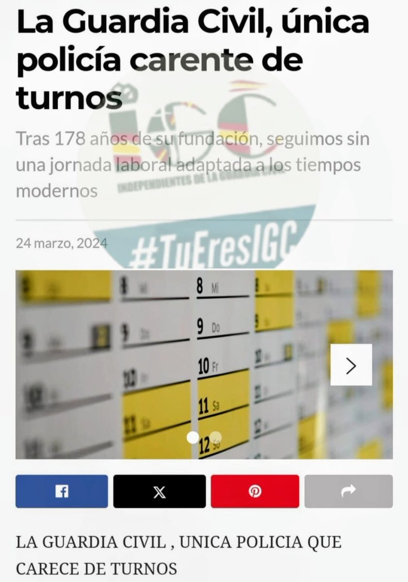 _IGC_'s tweet photo. Sí lo sabemos, es de marzo del 24. Pero es que estamos en octubre del 25 y todavía hay muchas Unidades de @guardiacivil que siguen sin turnos laborales. Europa 🇪🇺 sobre esto no tiene nada que decir? Y @empleogob tampoco? @interiorgob @CEuropea @GMarlaska_info @MercedesDS21 @ComisionEuropea @UE_Comision