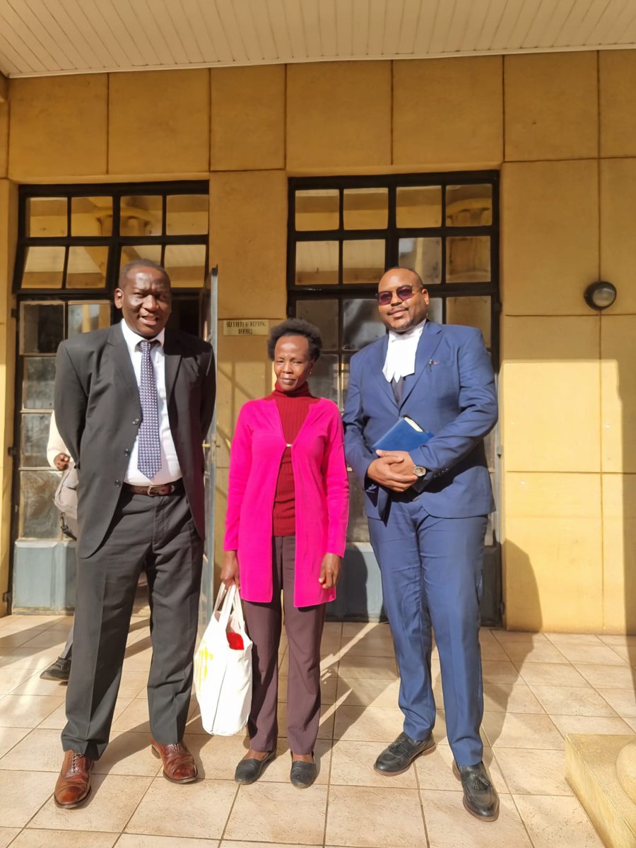 ⚖️COURT UPDATE: On Tuesday, ICJ Kenya and Shield For Justice stood with the family of Carilton Maina, a Leeds University student killed by police in Dec 2018. The pursuit of justice for this young life continues. 
 
The accused,police officer Emmanuel Oyombe, is on trial for