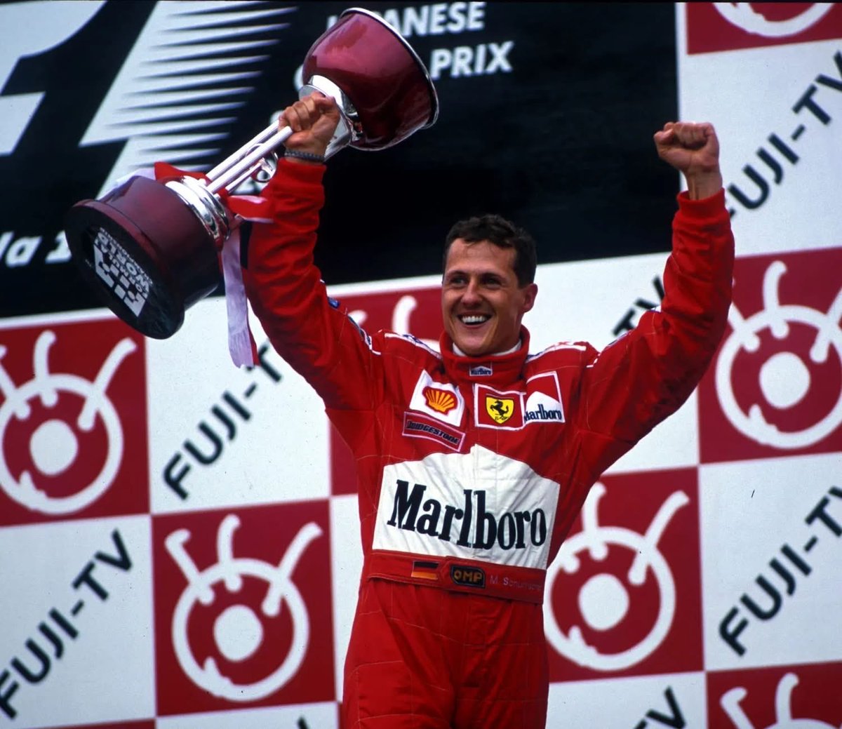 2000 – Schumacher returns the Drivers' title to Ferrari

#OnThisDay 8 October, Michael Schumacher won Ferrari’s first Drivers’ Championship in over 20 years when he beat the McLaren of Mika Häkkinen in a straight fight at the 2000 Japanese Grand Prix. 

Schumacher started from