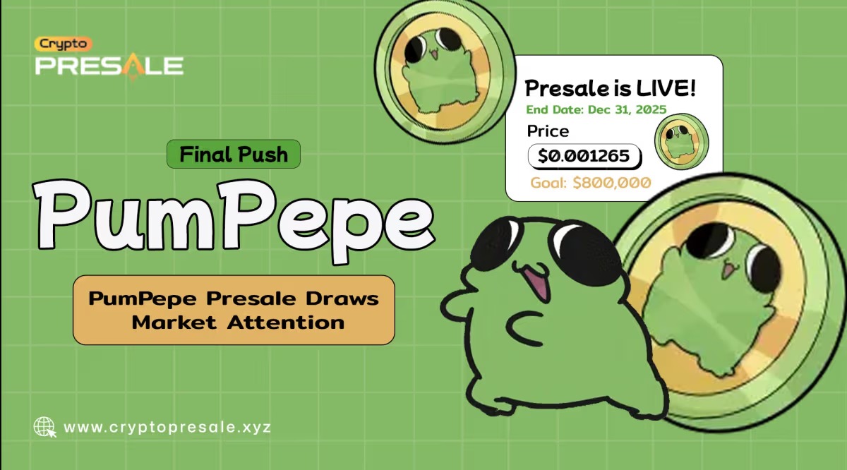CryptoPresaleX's tweet photo. Final Push: PumPepe Presale Gains Buzz as Launch Date Nears Fast
πRead more: https://t.co/yP3lONlEZH
#PumPepe #PUMPE #MemeCoin #CryptoPresale #Layer2 https://t.co/EbWbpUvxqE