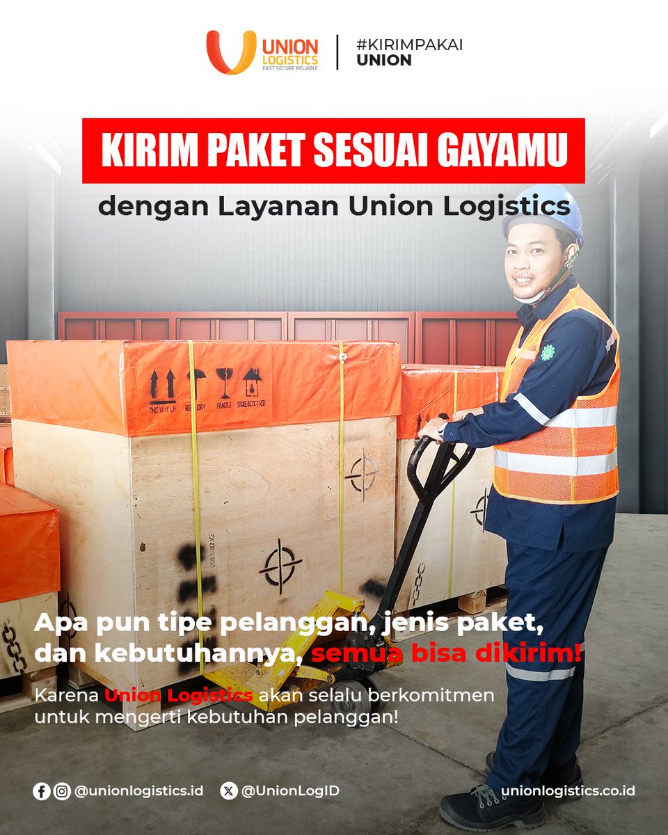 UnionLogID's tweet image. Hi Sahabat Union! Pasti sudah sering menggunakan layanan Union Logistics untuk kirim berbagai jenis barang kan? Kalau sahabat Union sendiri, tim kirim paket datangi langsung atau tim santai di rumah karena paketnya di pick up?

Jawab di kolom komentar ya sahabat Union!